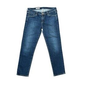 Adriano Goldschmied Jeans Capris Womens 28 28x24 Stilt Crop Cigarette Blue USA